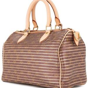 Louis Vuitton Limited Edition 2010 Monogram Eden Speedy Bandoulière 30 in Peach